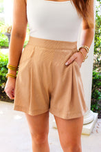 Load image into Gallery viewer, Tonya Printed Shorts- Taupe
