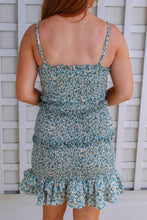 Load image into Gallery viewer, Jade Floral Smocked Ruffle Dress
