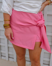 Load image into Gallery viewer, Heather Tie Skort- Pink
