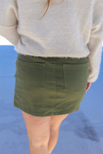 Load image into Gallery viewer, Siera Mini Skort with Slit- Olive
