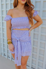 Load image into Gallery viewer, Reese Floral Smocked Set- Lavender

