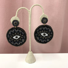 Load image into Gallery viewer, Multicolor Eye Statement Earrings
