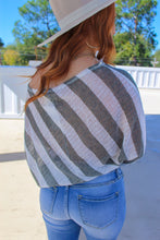 Load image into Gallery viewer, Becca Striped Knit Top- Ivory/Olive
