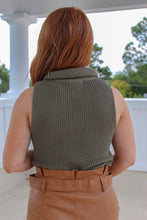 Load image into Gallery viewer, Lillian Turtle Neck Knit Top- Olive

