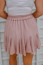 Load image into Gallery viewer, Juliette Ruffled Mini Skirt- Light Mauve
