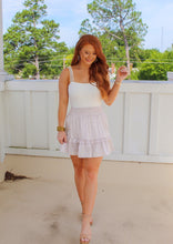 Load image into Gallery viewer, Reagan Triple Strap Square Neck Bodysuit- White
