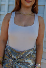 Load image into Gallery viewer, Harriett Square Neck X Back Bodysuit- Ivory
