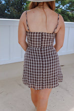 Load image into Gallery viewer, All Shades of Fall Plaid Dress- Brown

