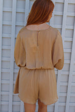 Load image into Gallery viewer, Frankie Kimono Sleeve Romper- Taupe
