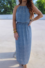 Load image into Gallery viewer, Keri Printed Cami Dress- Misty Blue
