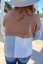 Load image into Gallery viewer, Cooper Camel Combo Sweater
