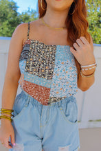 Load image into Gallery viewer, Emmie Paisley Patchwork Cami Scarf
