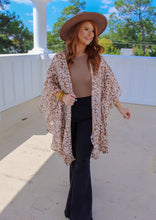 Load image into Gallery viewer, Angela Tie Kimono- Taupe

