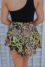 Load image into Gallery viewer, Avery Animal Smocked Shorts- Yellow
