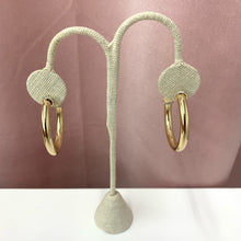 Load image into Gallery viewer, Studded Hoops- Gold x Silver
