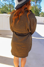 Load image into Gallery viewer, Kate Satin Button Down Dress- Olive
