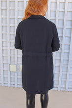 Load image into Gallery viewer, Sabrina Long Sleeve Jacket with Belt- Black
