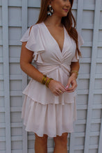 Load image into Gallery viewer, Jennifer Tier Ruffle Dress- Ivory
