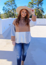 Load image into Gallery viewer, Cooper Camel Combo Sweater
