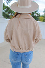 Load image into Gallery viewer, Jamie Corduroy Button Jacket- Beige
