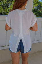 Load image into Gallery viewer, Tru Short Sleeve Button Up V-Neck
