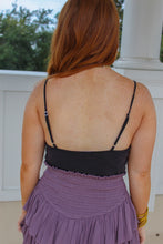 Load image into Gallery viewer, Abigal Cow Neck Bodysuit- Smoke Black
