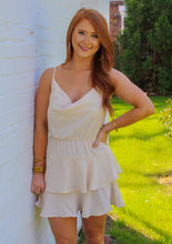 Load image into Gallery viewer, Dani Cream Scoop Neck Ruffle Dress
