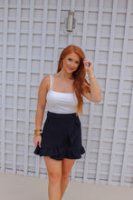 Load image into Gallery viewer, Isabel Ruffled Skirt- Black
