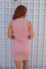 Load image into Gallery viewer, Melinda Cable Knit Dress- Blush
